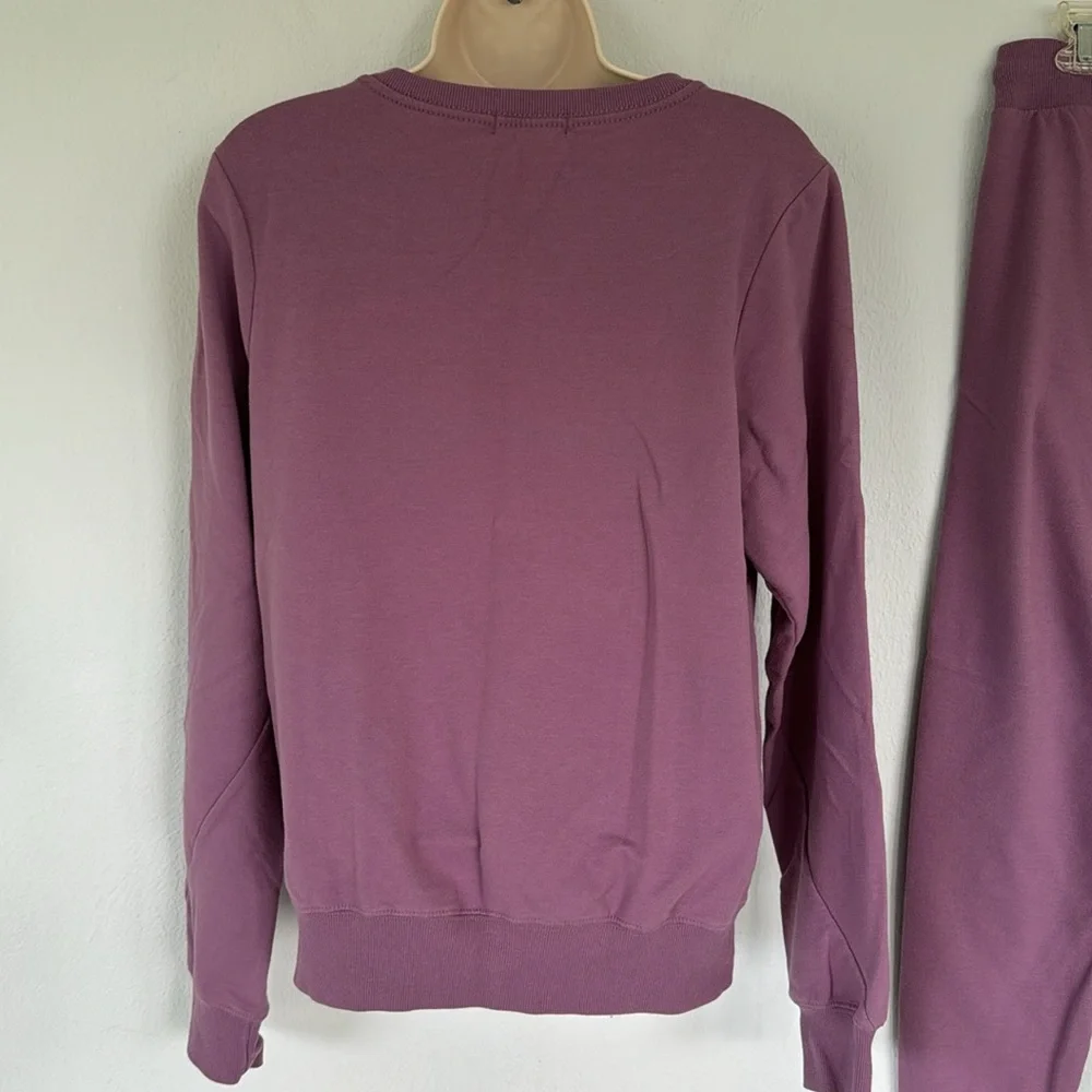 Wildfox moon phases purple matching sweatshirt jogger set size small